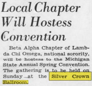 Silver Crown Ballroom (Amber House) - Apr 1948 Article (newer photo)